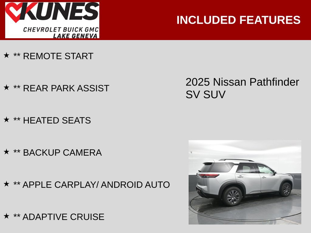 Used 2025 Nissan Pathfinder SV