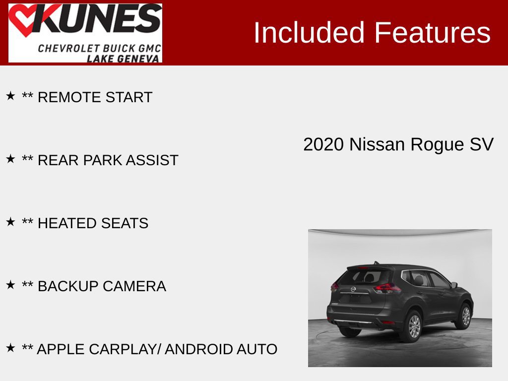 Used 2020 Nissan Rogue SV