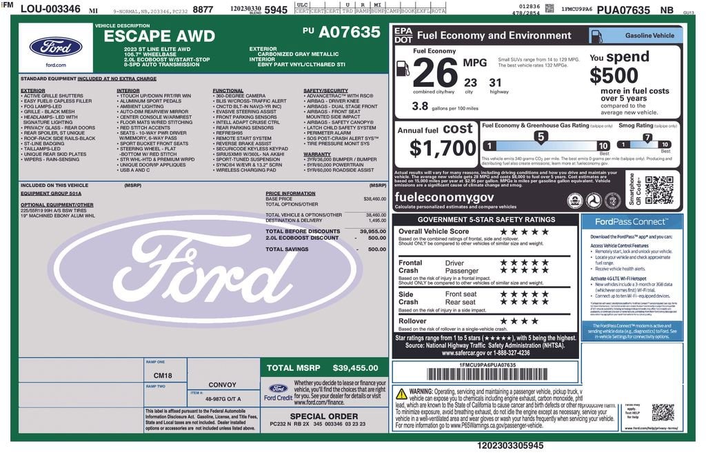 2023 Ford Escape ST-Line Elite - Photo 34