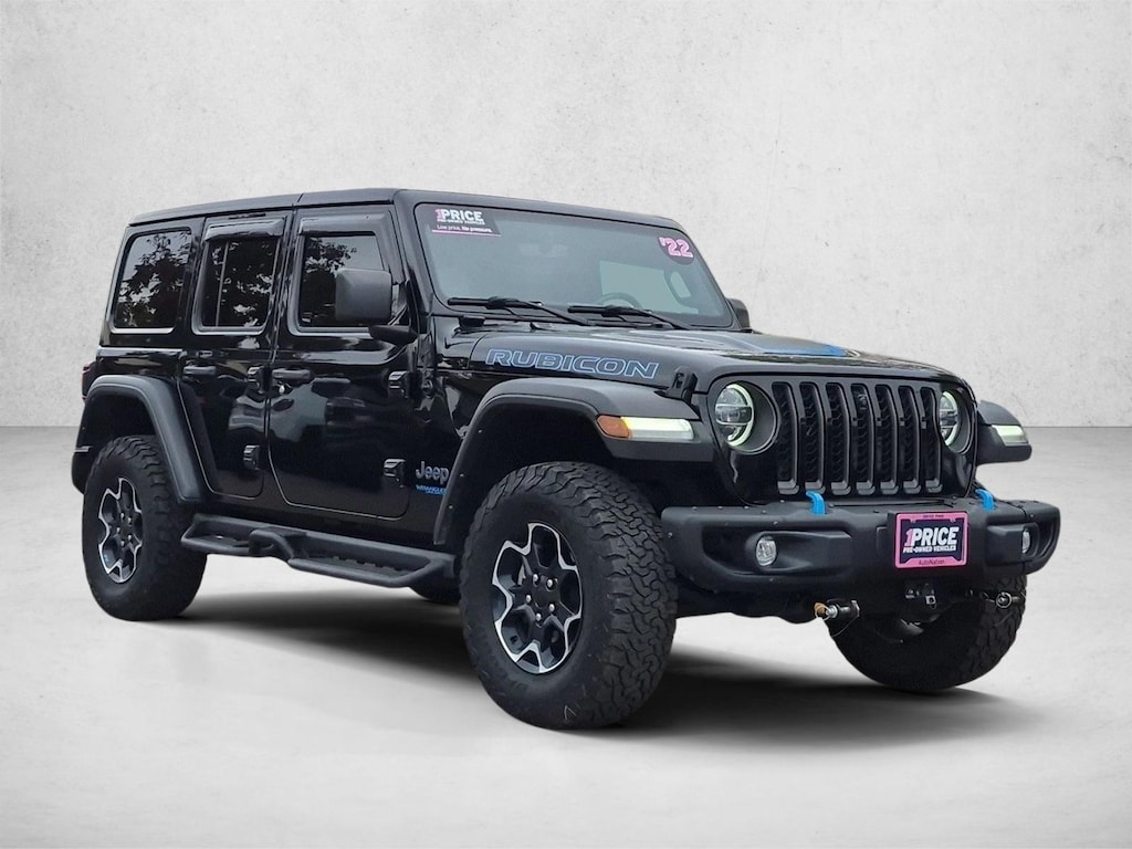 Certified 2022 Jeep Wrangler 4xe Unlimited Rubicon Sport Utility