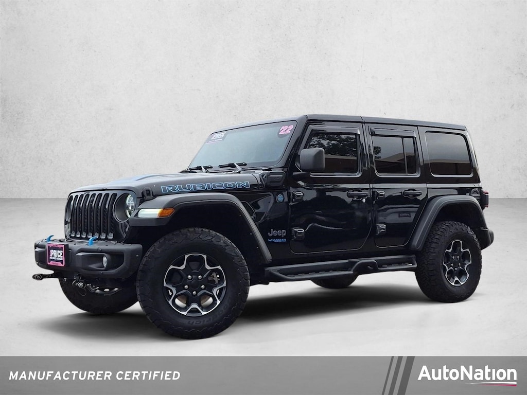 Certified 2022 Jeep Wrangler 4xe Unlimited Rubicon Sport Utility