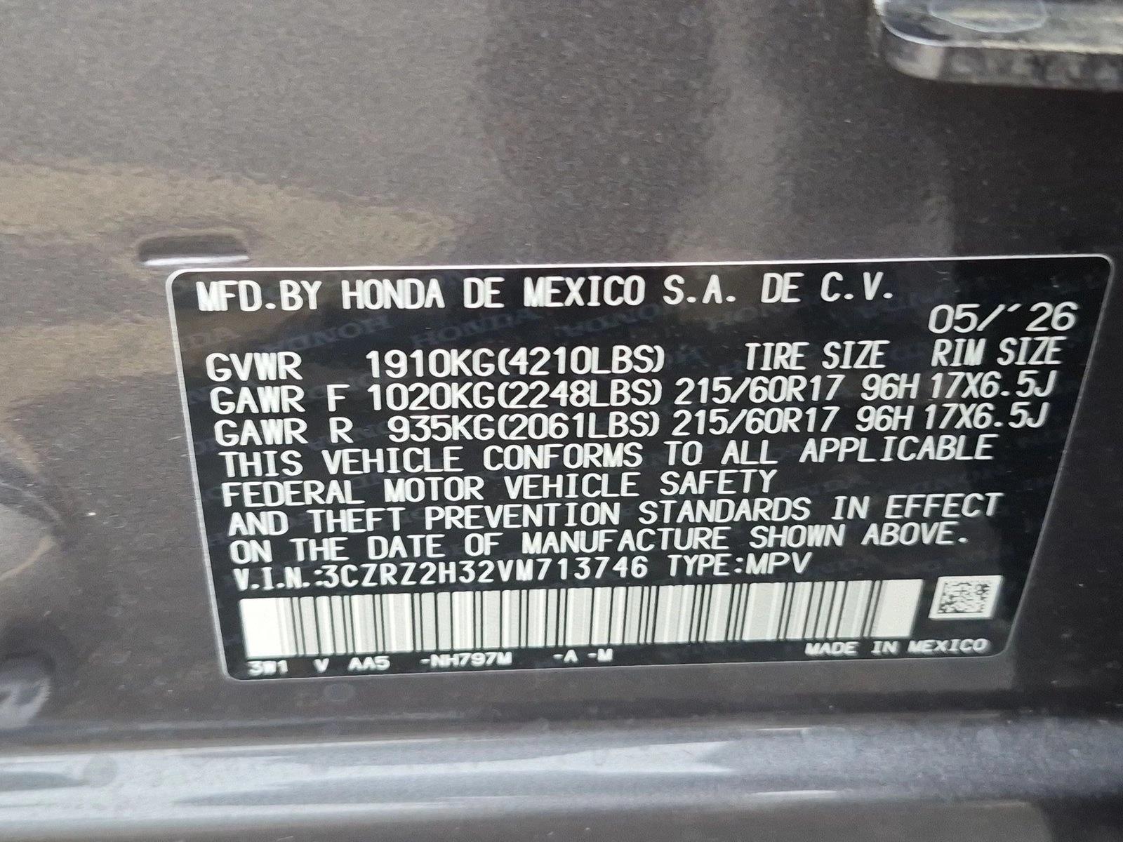 2027 Honda HR-V LX - Photo 24