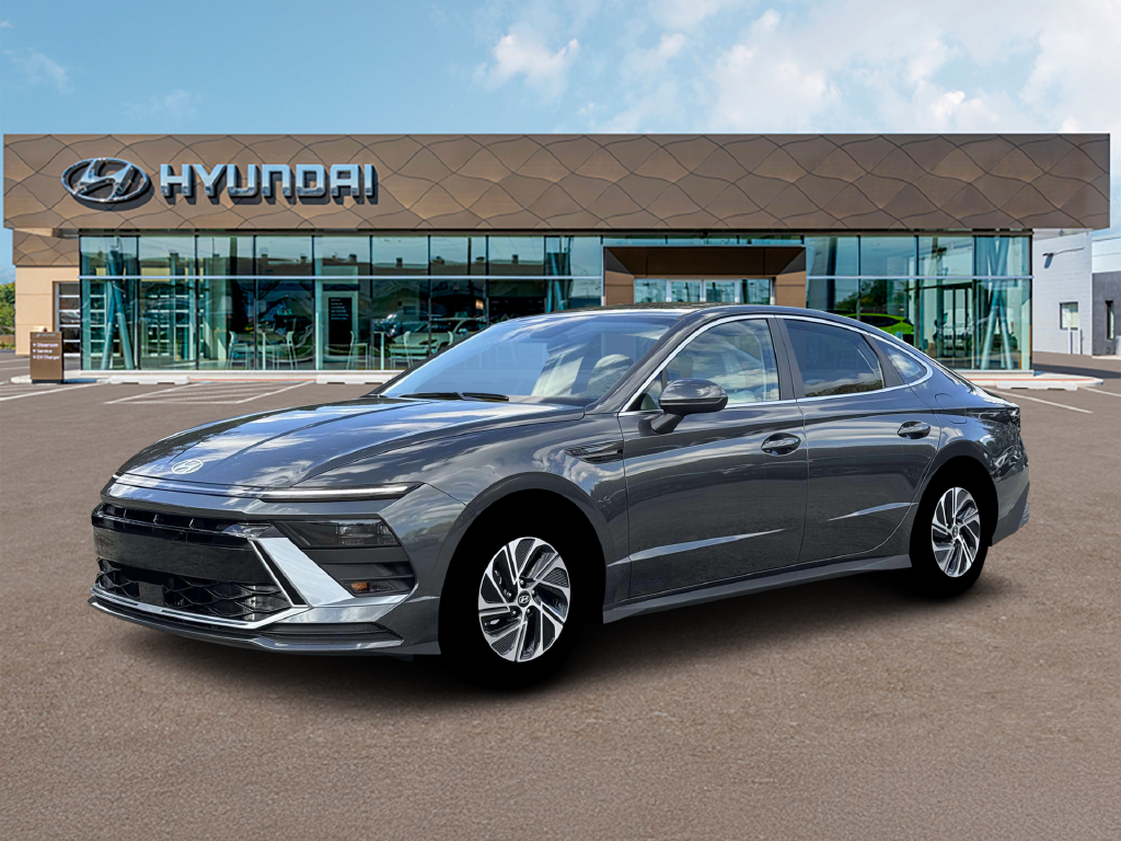 Certified 2026 Hyundai Sonata Hybrid Blue Sedan