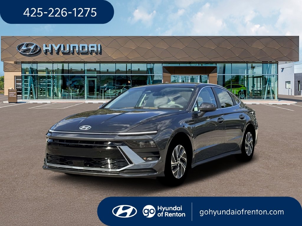 Certified 2026 Hyundai Sonata Hybrid Blue Sedan