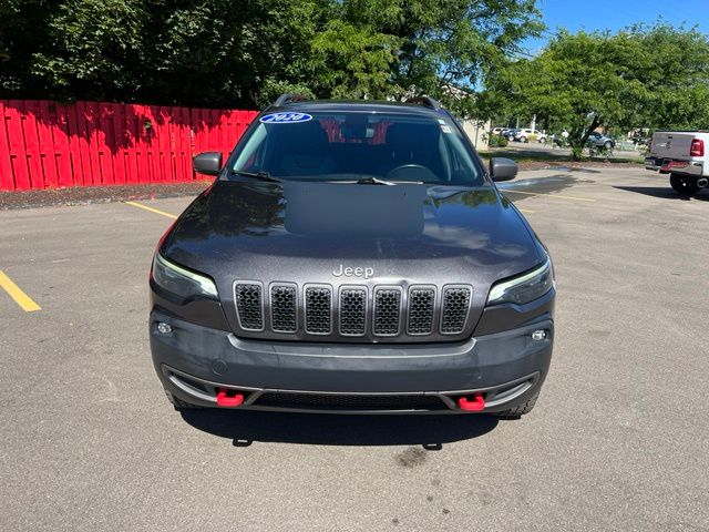 Used 2020 Jeep Cherokee Trailhawk with VIN 1C4PJMBXXLD627007 for sale in Bloomfield Township, MI