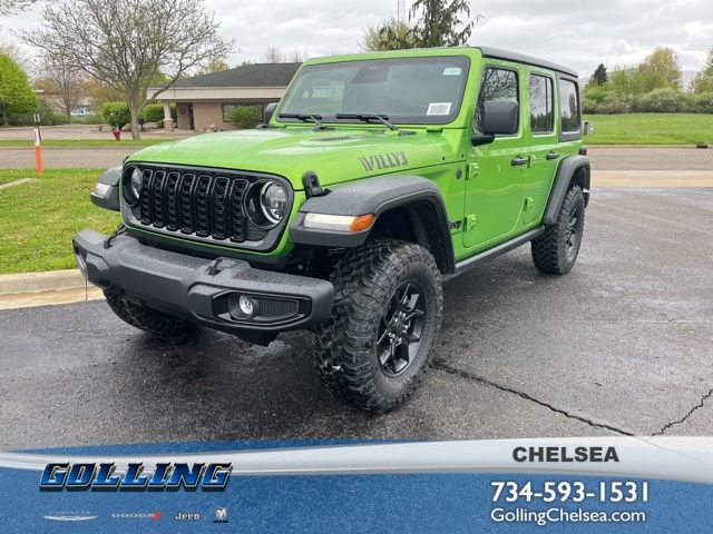 New 2026 Jeep Wrangler 4-DOOR WILLYS Sport Utility