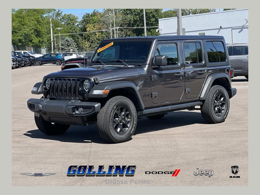 Used 2021 Jeep Wrangler Unlimited Willys SUV