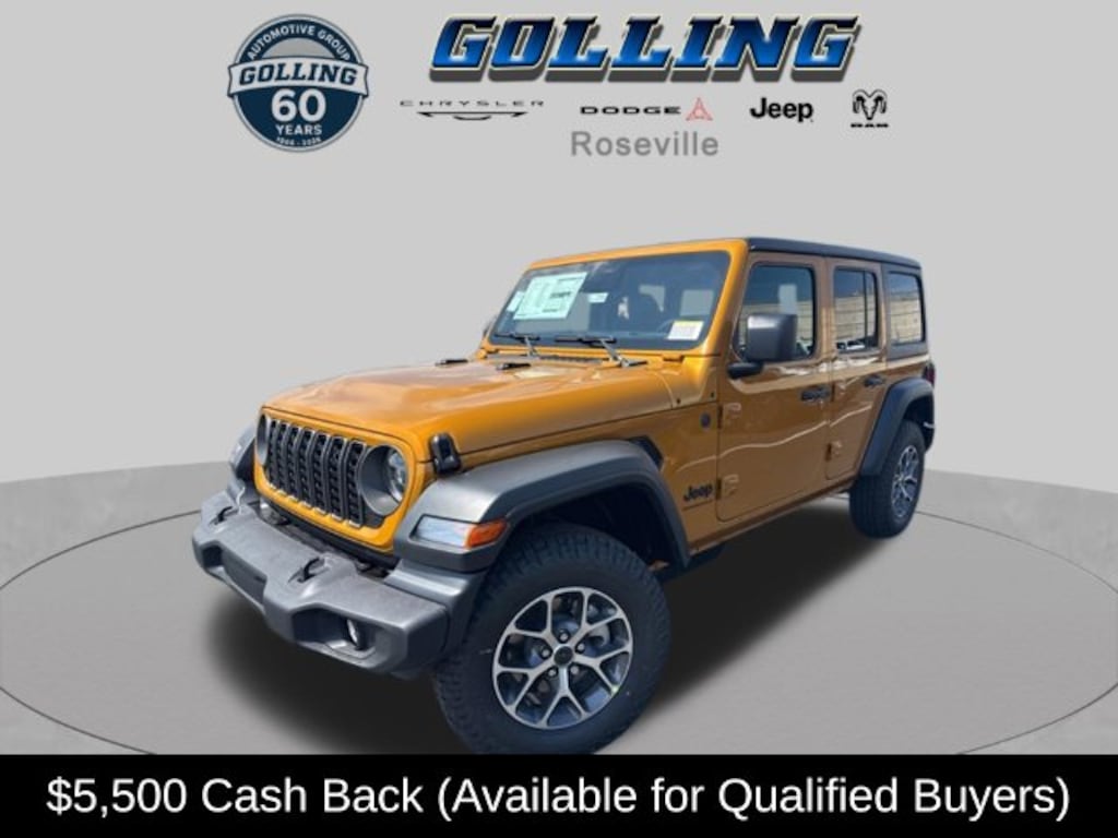 New 2026 Jeep Wrangler 4-DOOR SPORT S Sport Utility