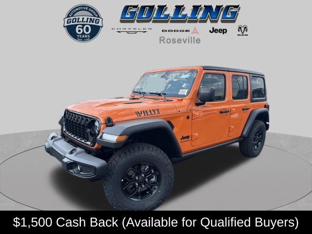 New 2027 Jeep Wrangler 4-DOOR WILLYS Sport Utility
