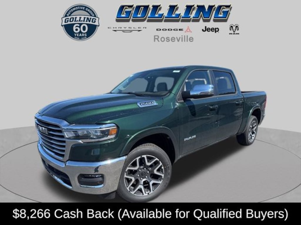 New 2026 Ram 1500 LARAMIE CREW CAB 4X4 5'7 BOX Pickup