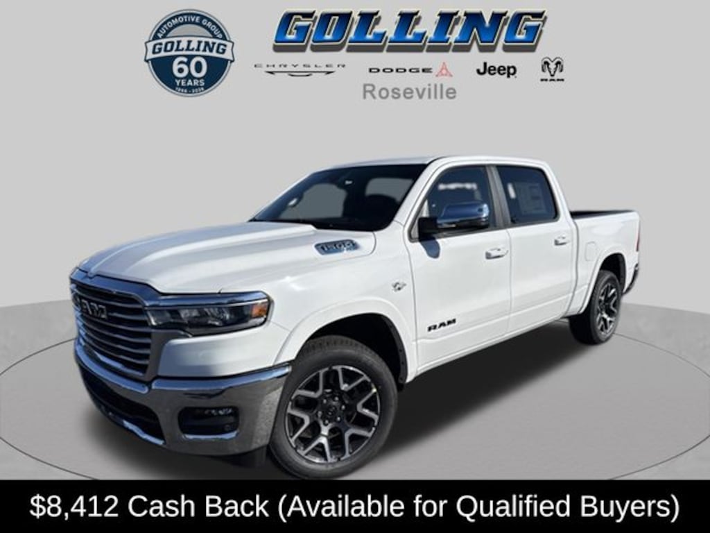 New 2026 Ram 1500 LARAMIE CREW CAB 4X4 5'7 BOX Pickup