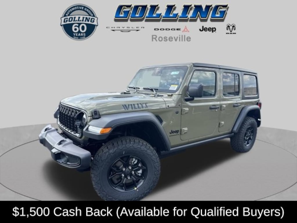 New 2027 Jeep Wrangler 4-DOOR WILLYS Sport Utility