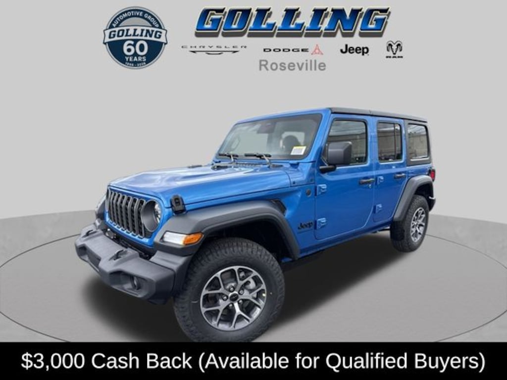 New 2026 Jeep Wrangler 4-DOOR SPORT S Sport Utility