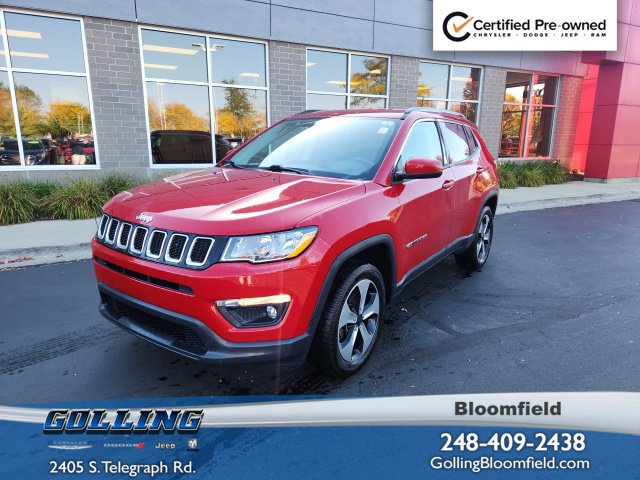 Certified 2018 Jeep Compass Latitude SUV