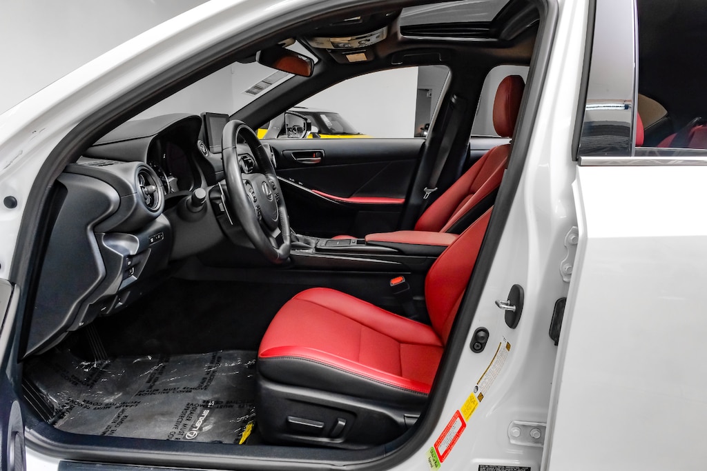 Used 2025 Lexus IS 350 F SPORT Design Package/ Rioja Red/Power Moonroof/Illuminated Trunk Sill Sedan