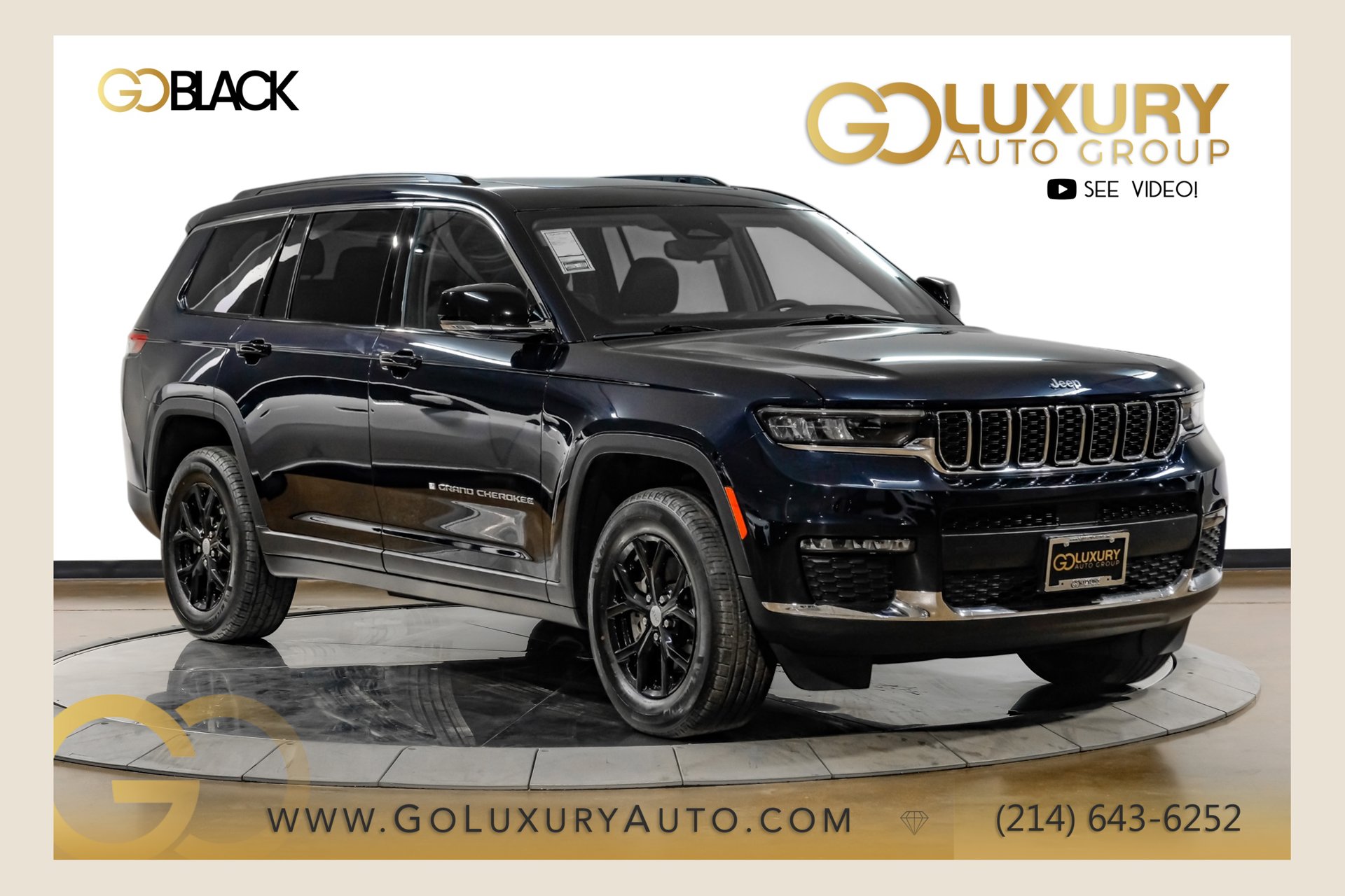 Used 2023 Jeep Grand Cherokee L L Limited Package/2nd Row 60/40 Bench with Manual Tip / Slide/Dual–Pane Panoramic Sunroof SUV