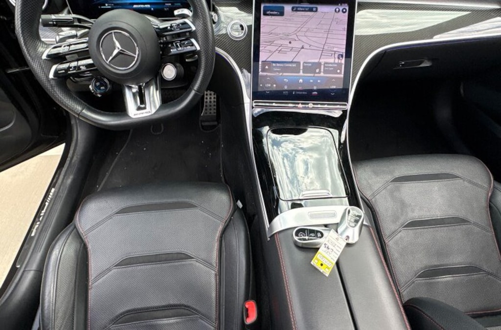 Used 2024 Mercedes-Benz AMG C 43 4MATIC AMG Dynamic Plus Package/Heated & Ventilated Front Seats/Pinnacle Trim Package/AMG Night Package Plus/Driver Assistance Package/20" AMG Y 5-Spoke Wheels w/Black Accents Sedan