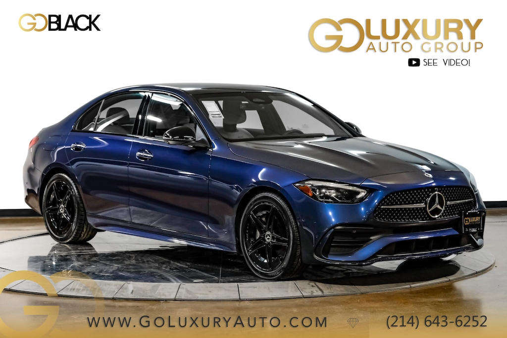 Used 2024 Mercedes-Benz C-Class C 300 4MATIC AMG Line Package/Exclusive Line/AMG Neva Grey MB-Tex/ Panorama Sunroof/Active Distance Assist DISTRONIC®/Heated & Ventilated Front Seats Sedan