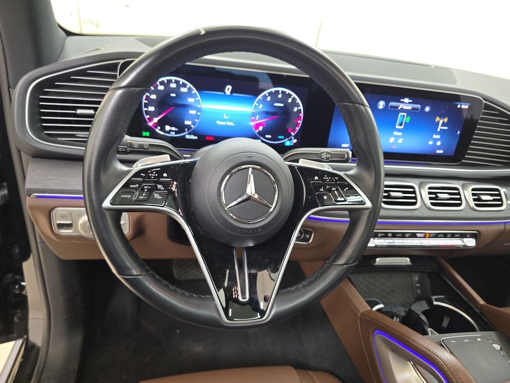Used 2025 Mercedes-Benz GLE 350 AMG Line Exterior Package/Trailer Hitch/Night Package/Bahia Brown/ Black MB-Tex/21" AMG 5-Spoke Wheels w/ Black Accents SUV
