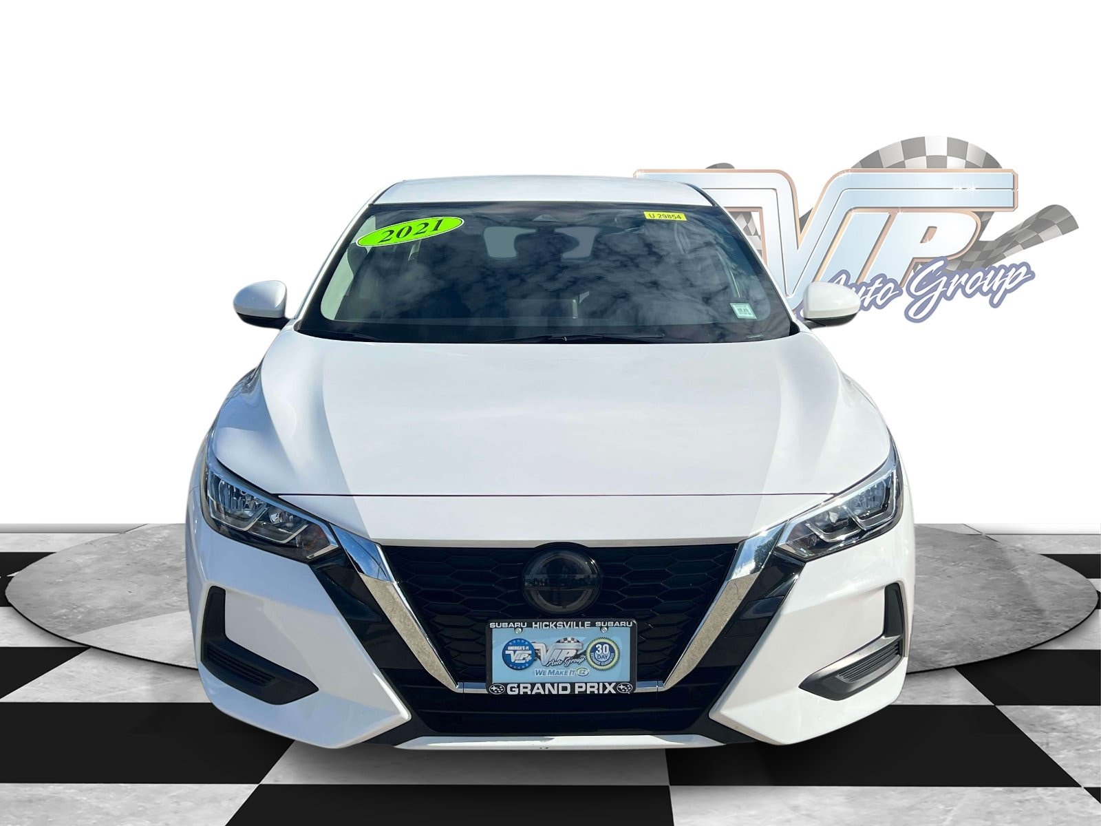 Used 2021 Nissan Sentra SV with VIN 3N1AB8CV1MY325873 for sale in Hicksville, NY