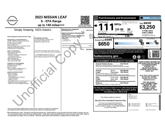 2023 Nissan LEAF