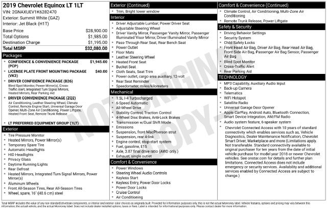 2019 Chevrolet Equinox LT
