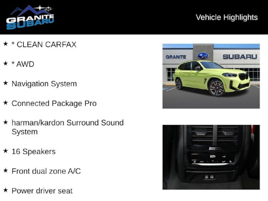 Used 2022 BMW X3 M SUV