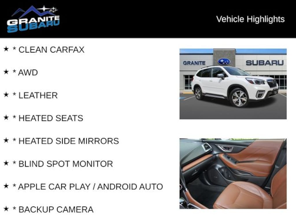 Used 2021 Subaru Forester Touring SUV