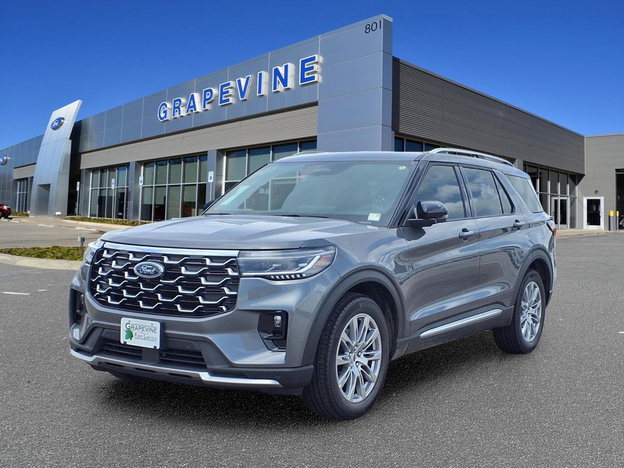 New 2026 Ford Explorer Platinum SUV Grapevine