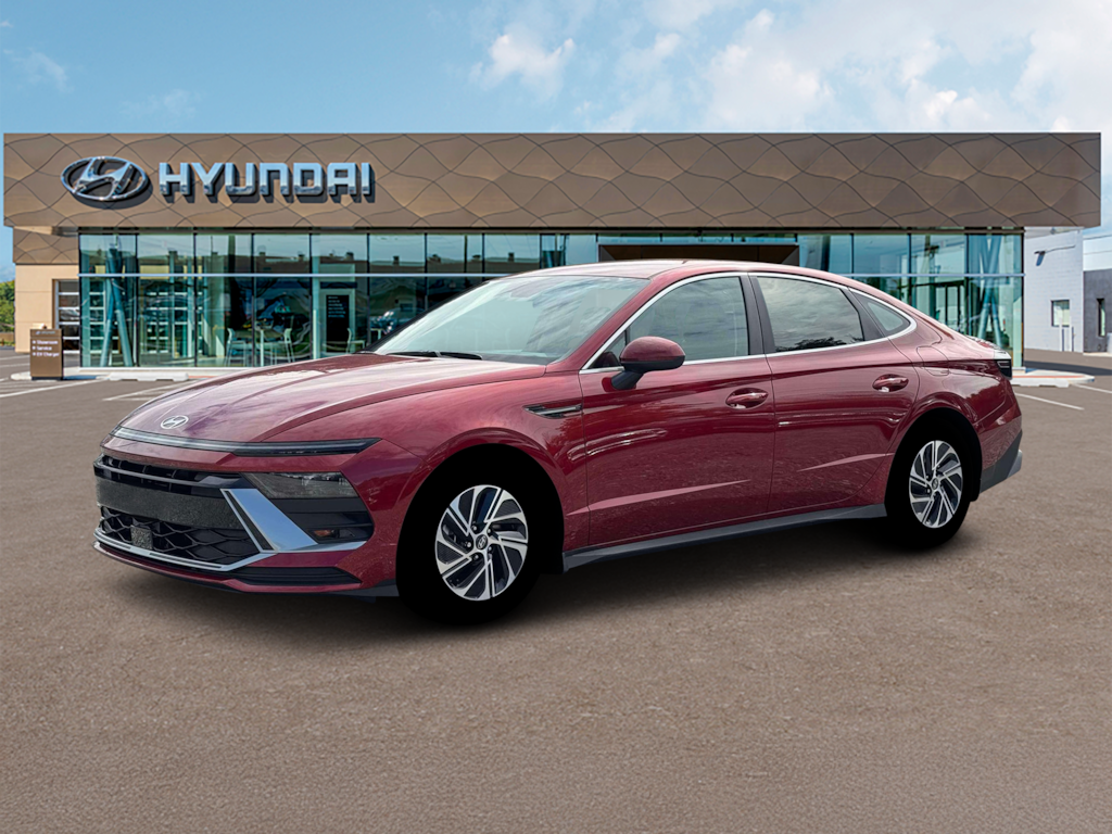 New 2026 Hyundai Sonata Hybrid Blue Sedan