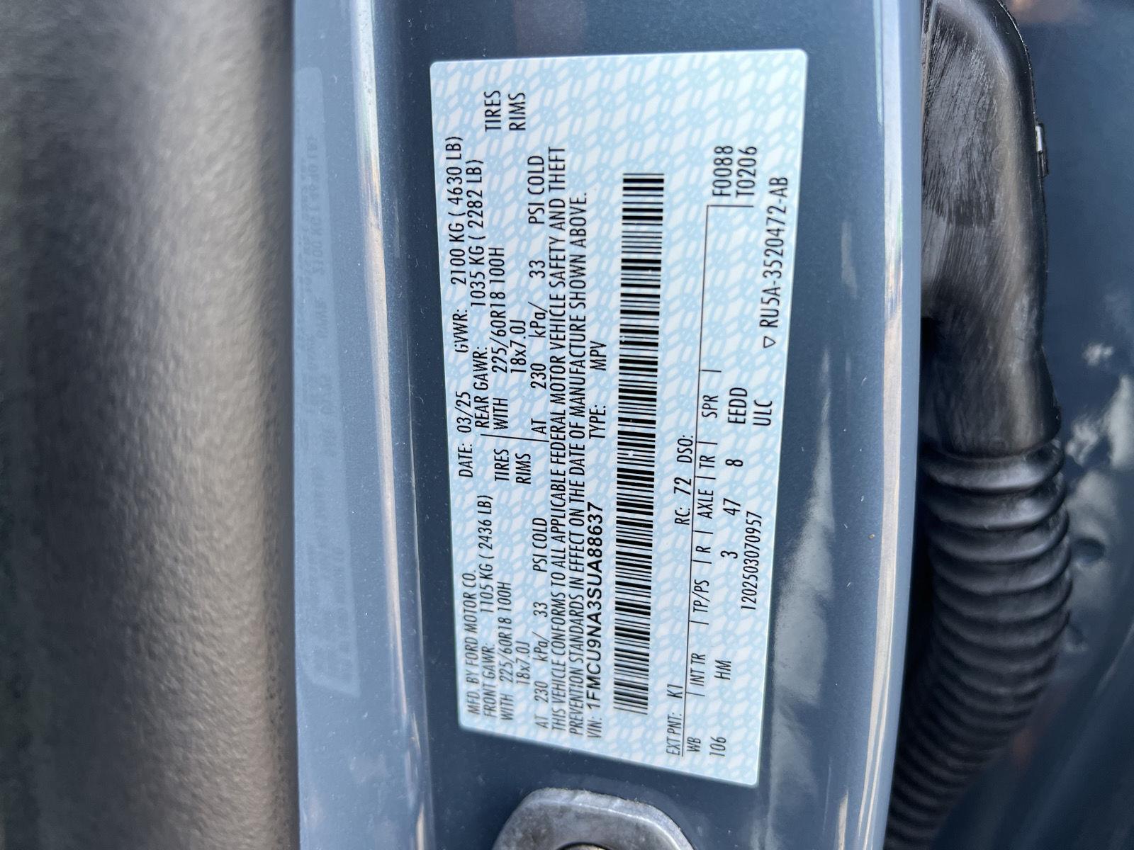 2025 Ford Escape ST-Line Select - Photo 44