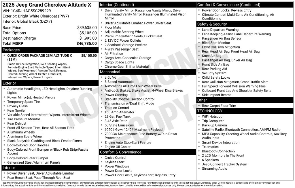 Used 2025 Jeep Grand Cherokee Laredo SUV