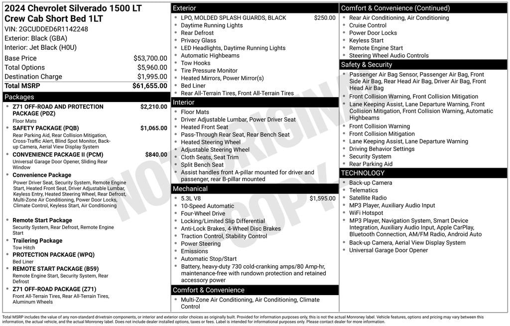 Used 2024 Chevrolet Silverado 1500 LT Truck