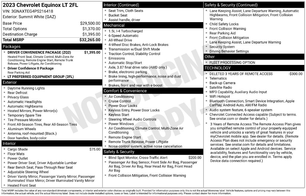 Used 2023 Chevrolet Equinox LT SUV