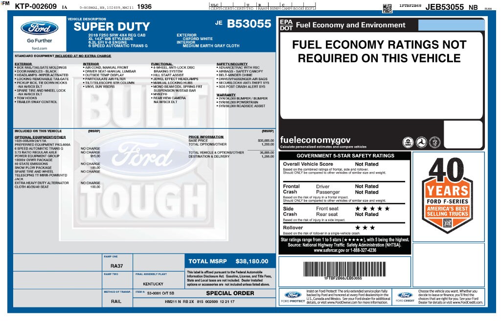 Used 2018 Ford F-250 Truck Regular Cab