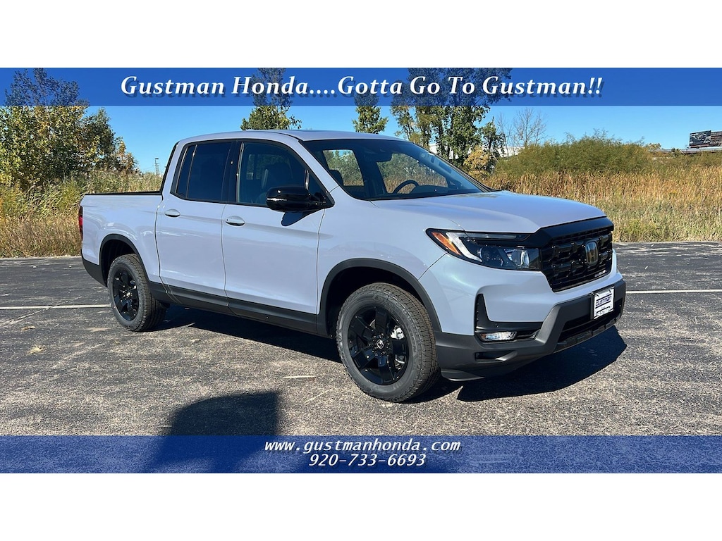 New 2026 Honda Ridgeline Black Edition Truck Crew Cab