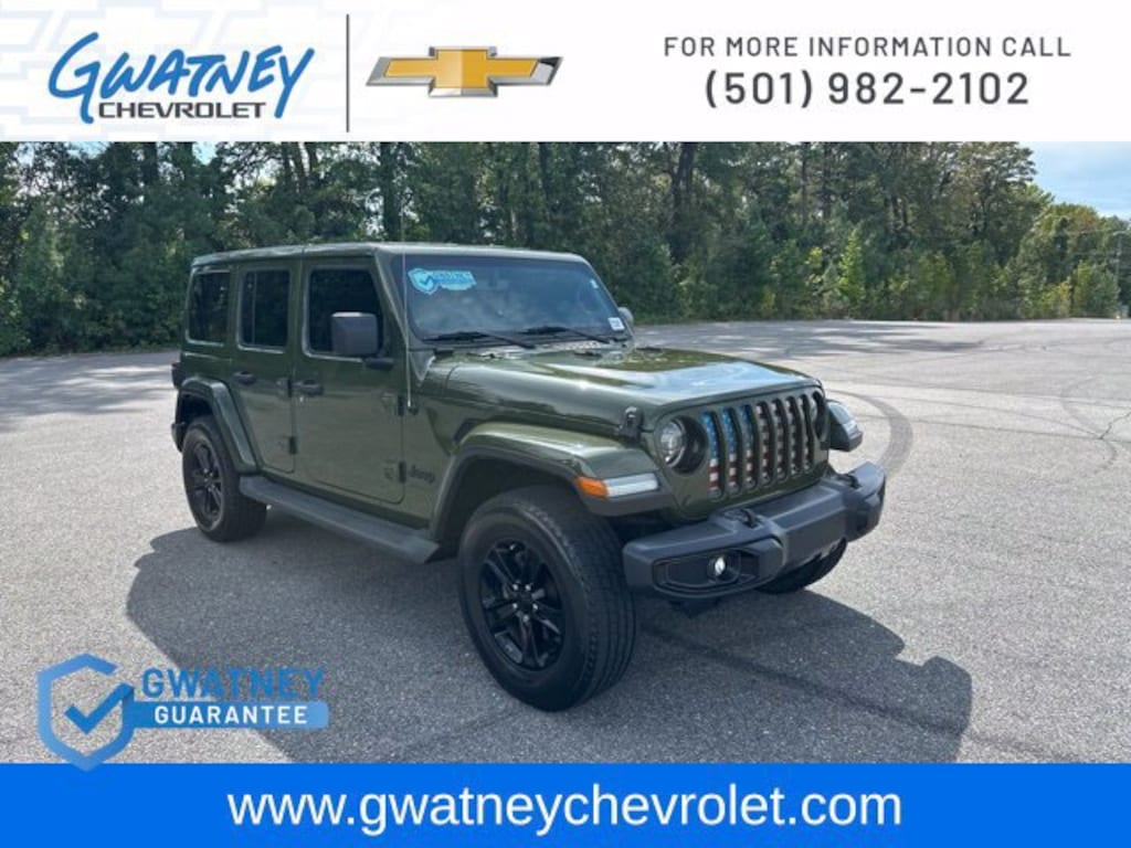 Used 2021 Jeep Wrangler Unlimited Sahara Altitude
