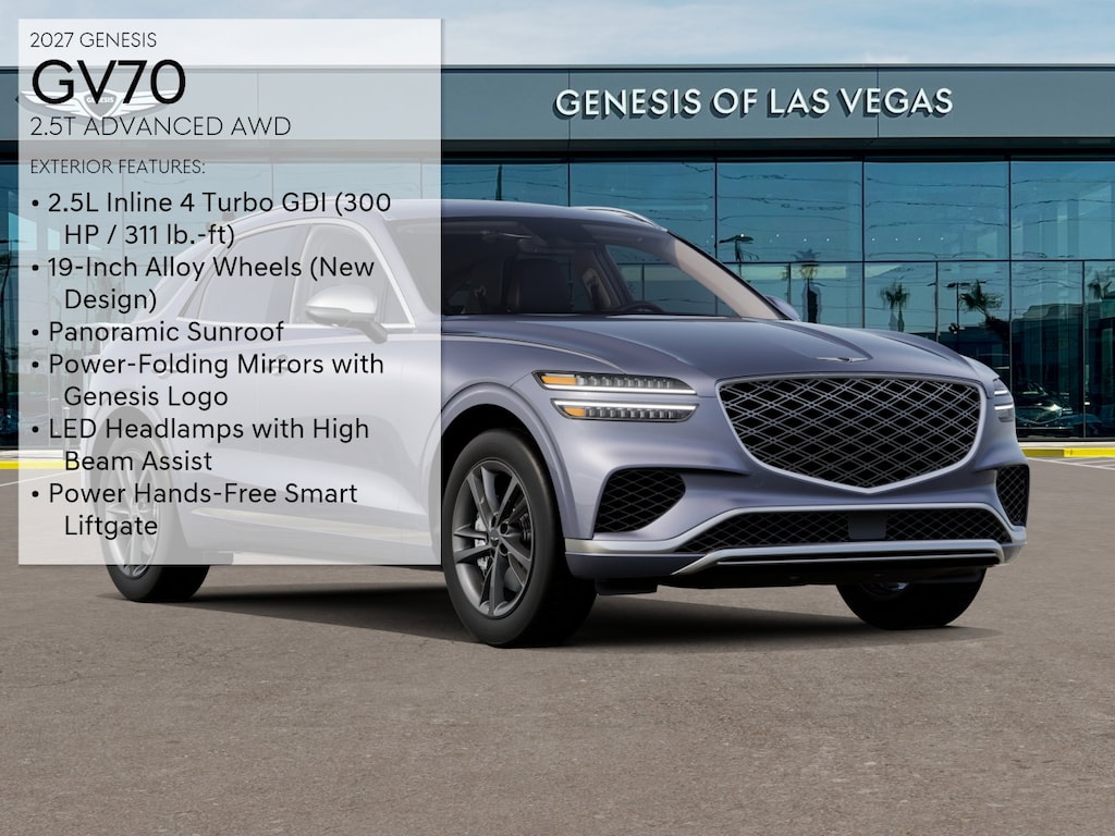 New 2027 Genesis GV70 2.5T Advanced SUV