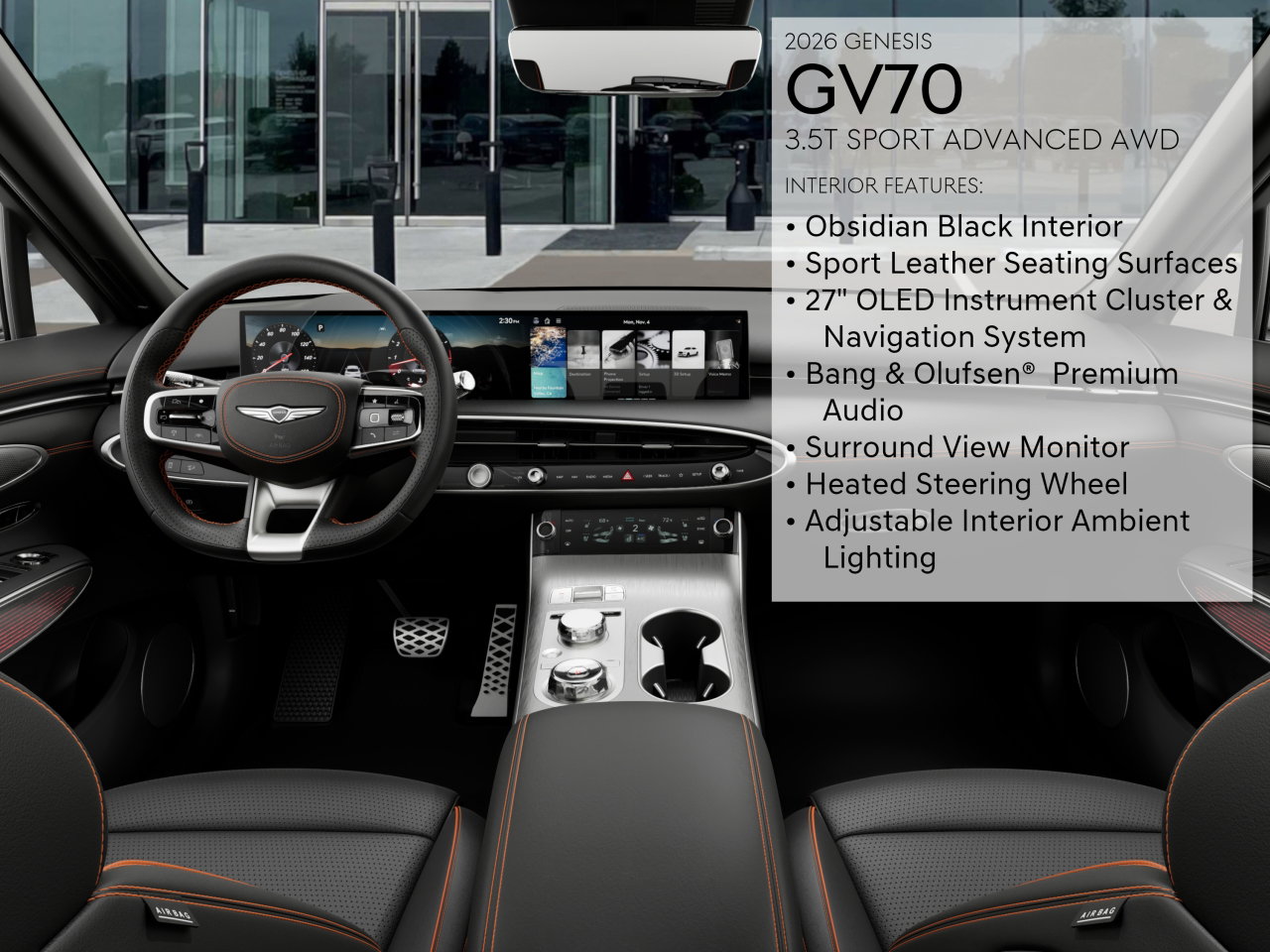 2026 GENESIS GV70 Sport Advanced - Photo 17