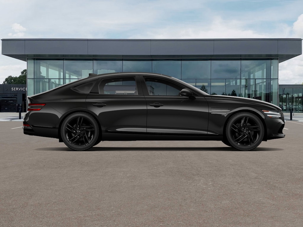 New 2027 Genesis G80 3.5T Prestige Black Sedan