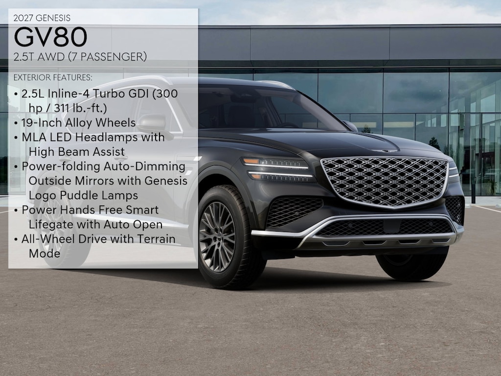 New 2027 Genesis GV80 2.5T SUV