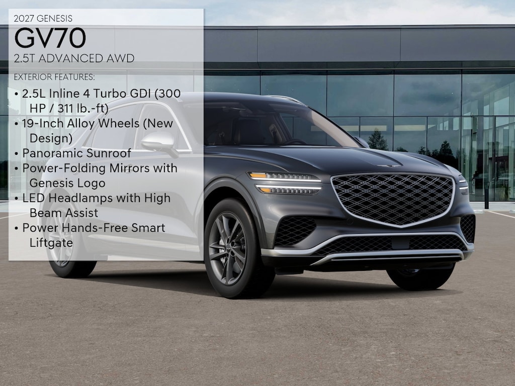 New 2027 Genesis GV70 2.5T Advanced SUV