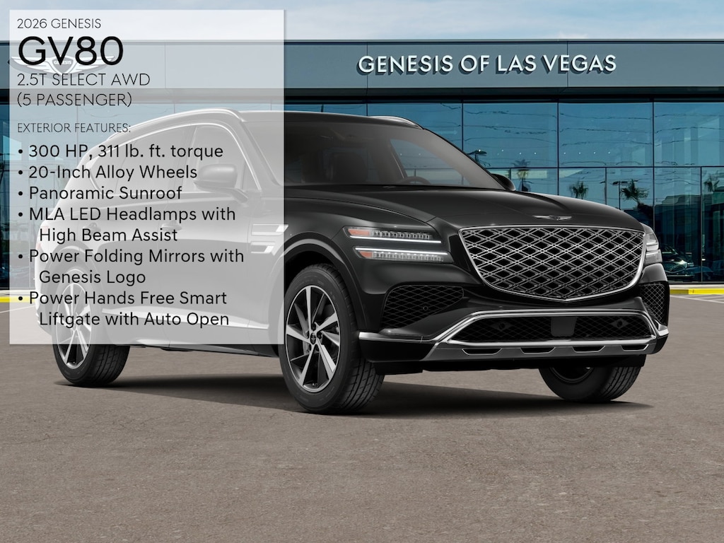 New 2026 Genesis GV80 2.5T Select SUV