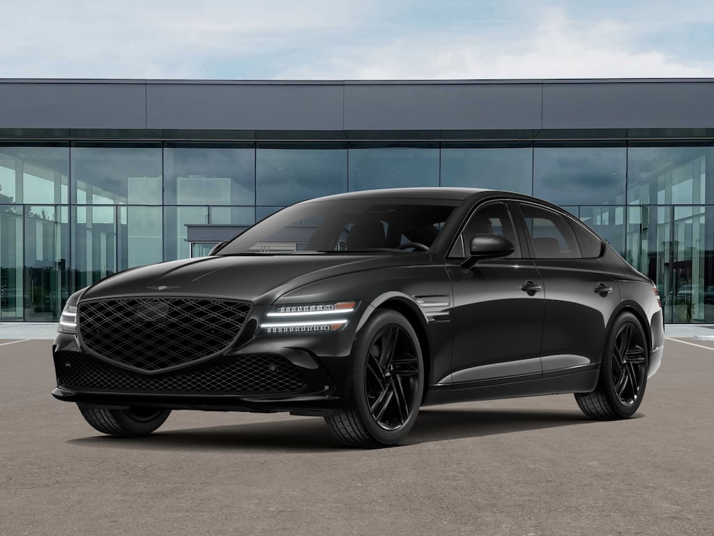 New 2027 Genesis G80 3.5T Prestige Black Sedan