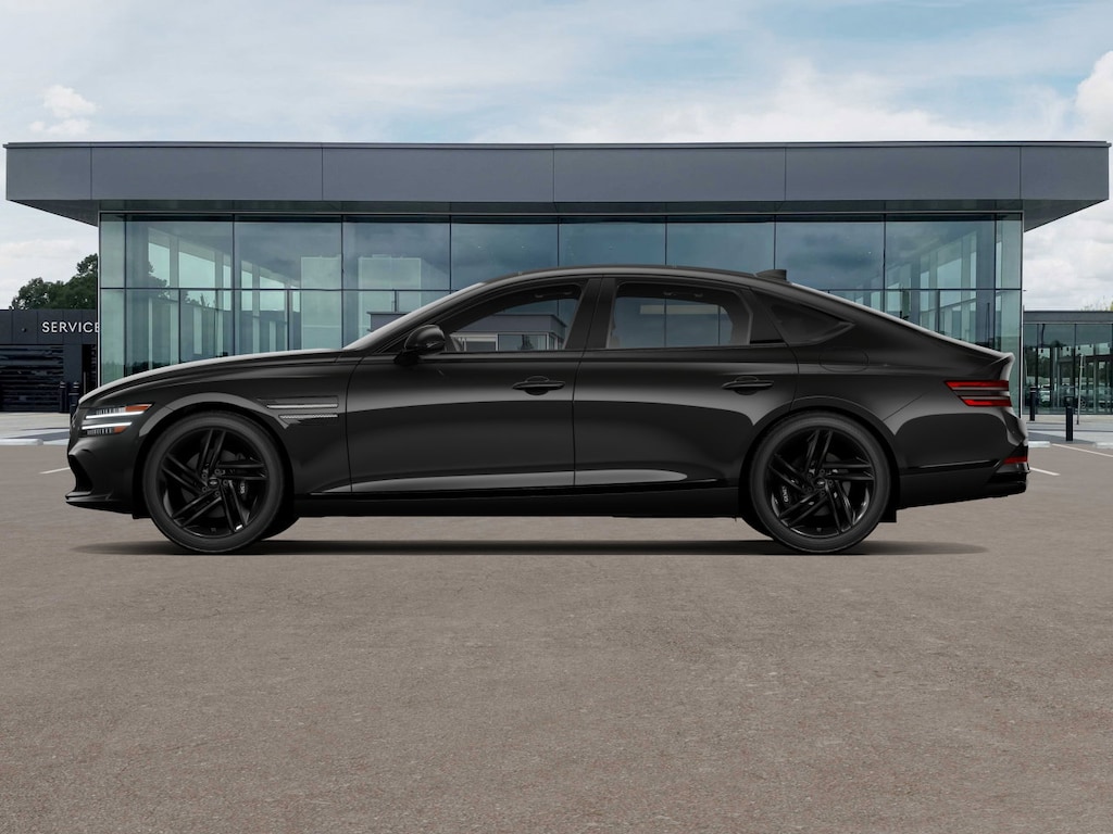 New 2027 Genesis G80 3.5T Prestige Black Sedan