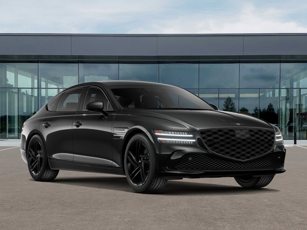 New 2027 Genesis G80 3.5T Prestige Black Sedan