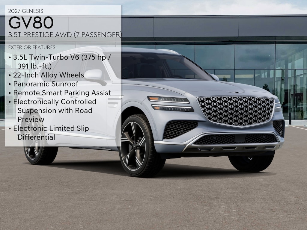 New 2027 Genesis GV80 3.5T Prestige SUV