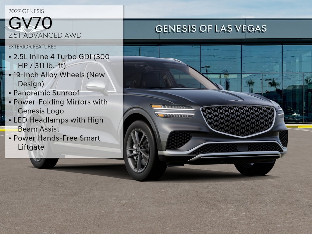 New 2027 Genesis GV70 2.5T Advanced SUV