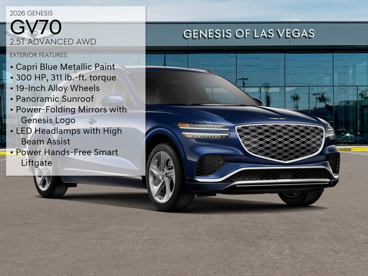 New 2026 Genesis GV70 2.5T Advanced SUV