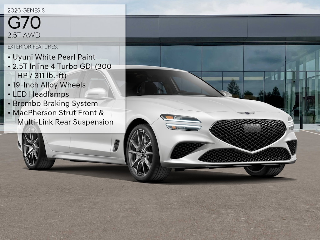 New 2026 Genesis G70 2.5T AWD Sedan